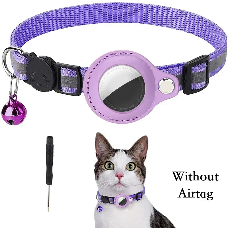 Smart AirTag Cat Collar