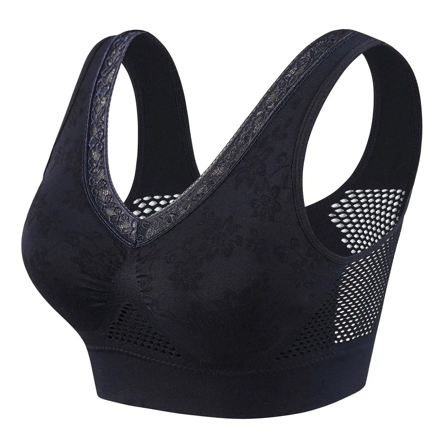 Soutien-gorge en dentelle sans couture grand maintien