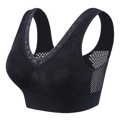 Soutien-gorge en dentelle sans couture grand maintien