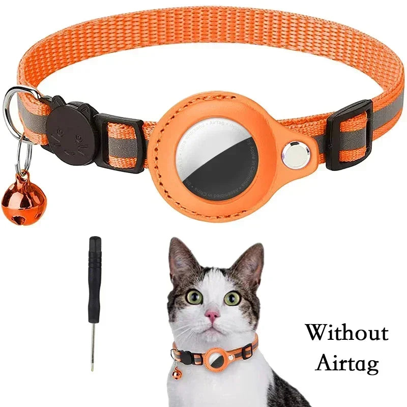 Smart AirTag Cat Collar