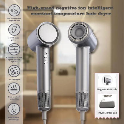 High-speed ionic hairdryer