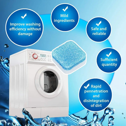 Washing machine cleaning tablet