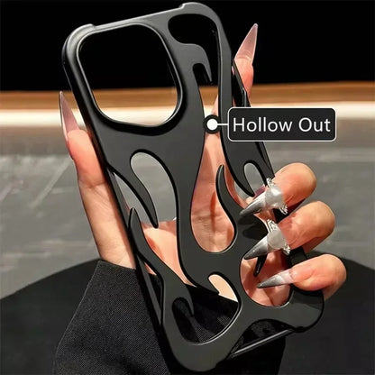 Capa para iphone com estampa de chamas