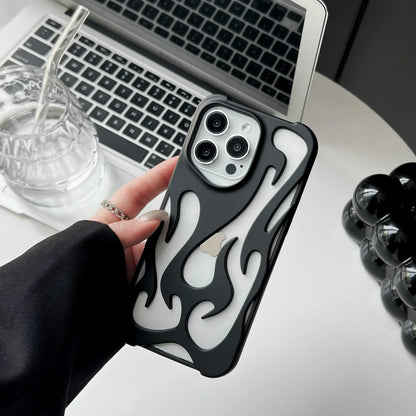 Capa para iphone com estampa de chamas