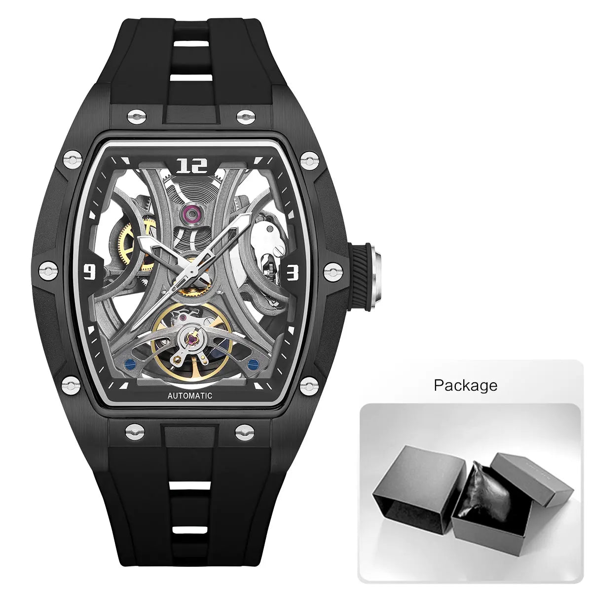 Relógio automático Tourbillon