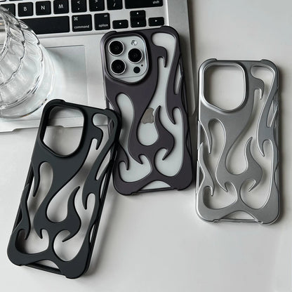 Capa para iphone com estampa de chamas