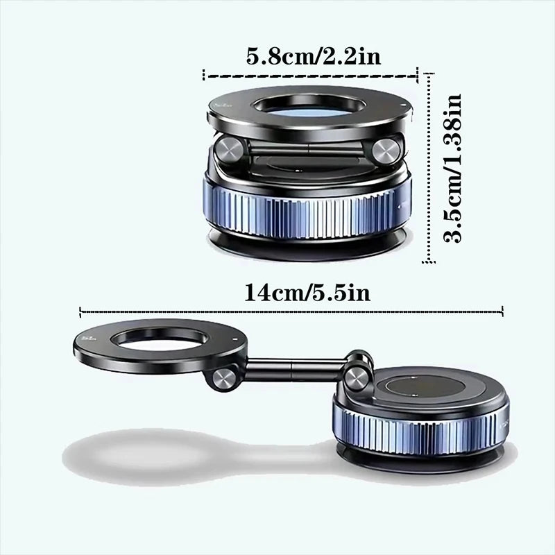 Suporte magnético para celular com rotação 360°
