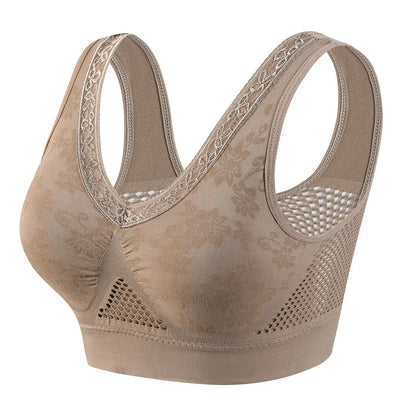 Soutien-gorge en dentelle sans couture grand maintien