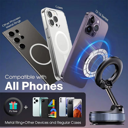 Suporte magnético para celular com rotação 360°