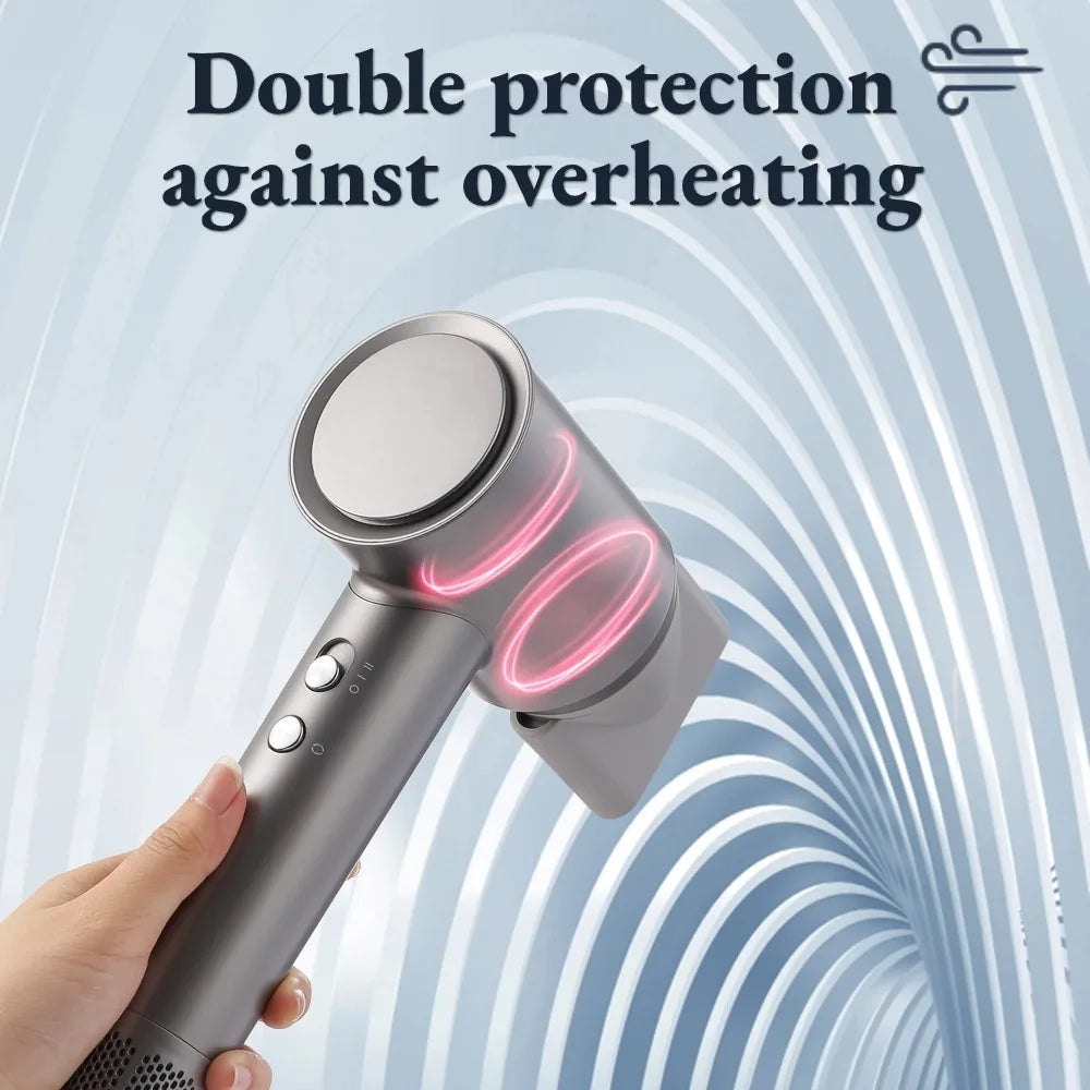 High-speed ionic hairdryer