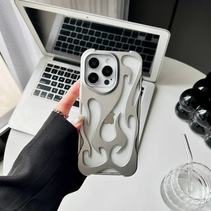 Capa para iphone com estampa de chamas
