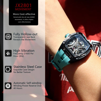 Relógio automático Tourbillon