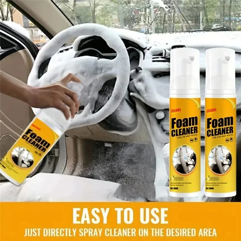 Espuma para limpeza de carros