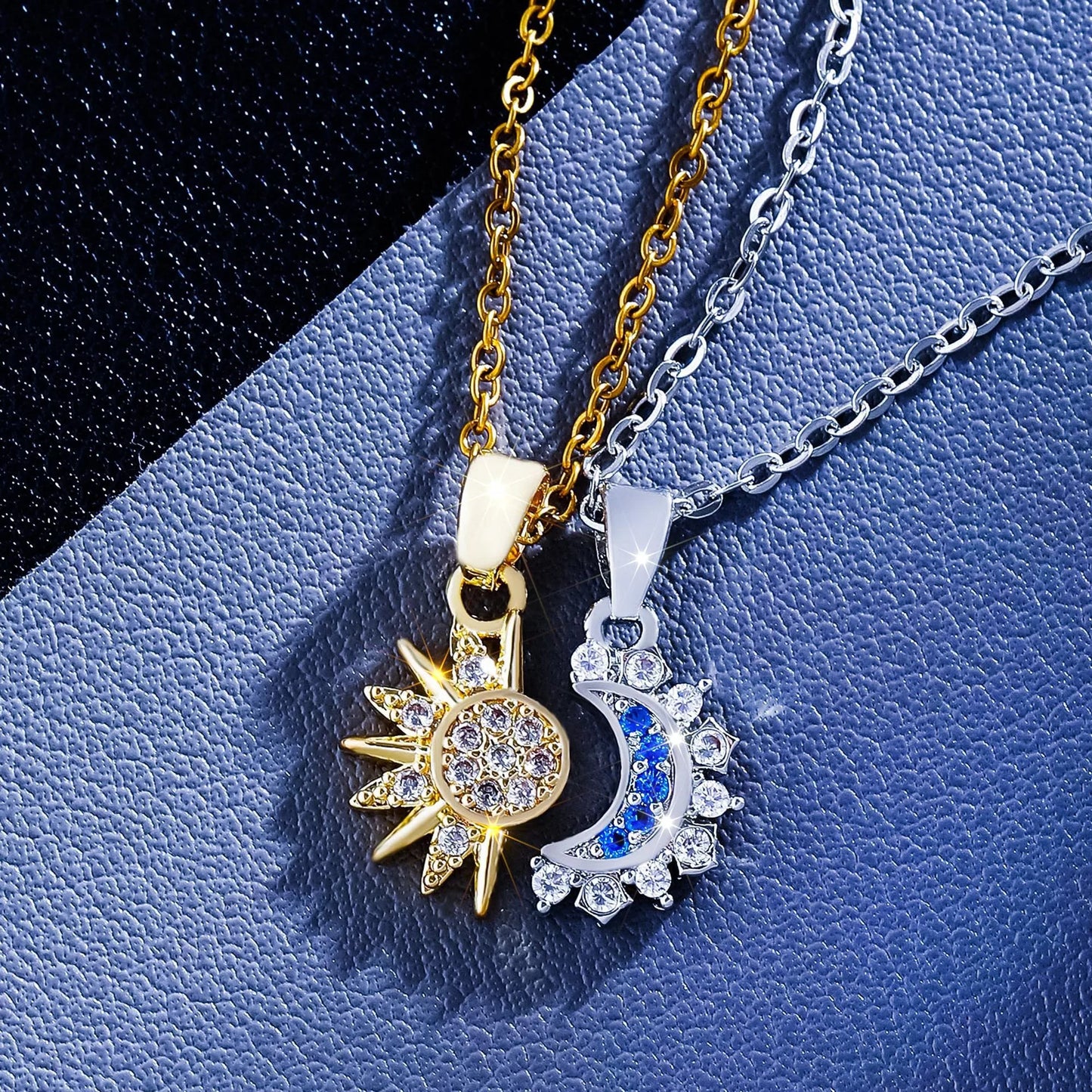 Collar de sol y luna