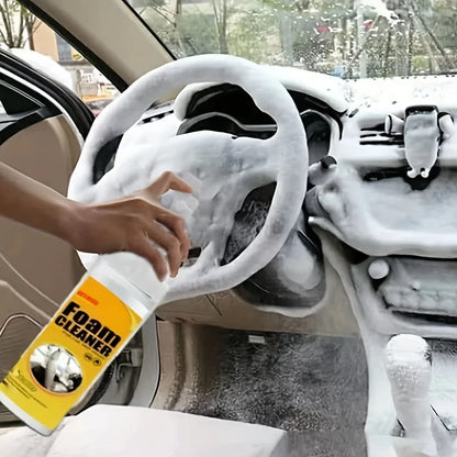 Espuma para limpeza de carros