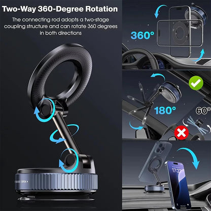 Suporte magnético para celular com rotação 360°
