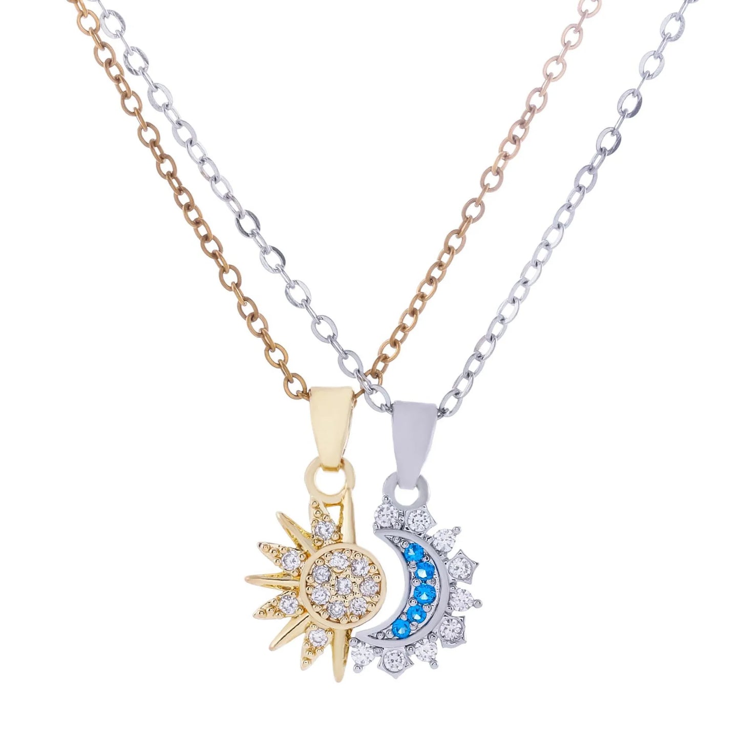 Collar de sol y luna