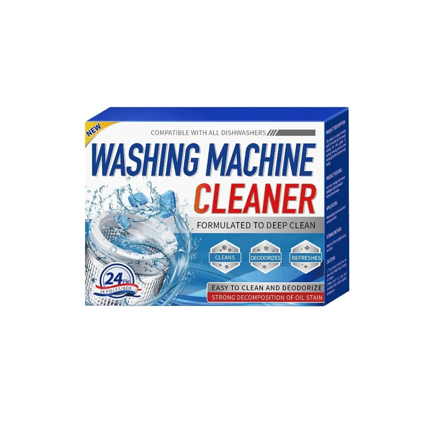 Washing machine cleaning tablet