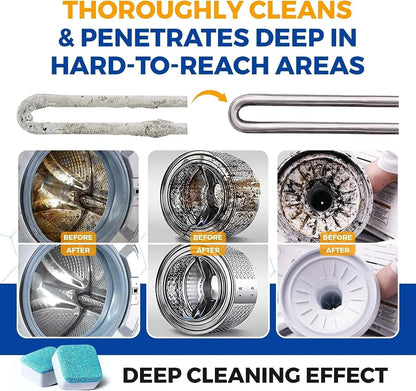 Washing machine cleaning tablet
