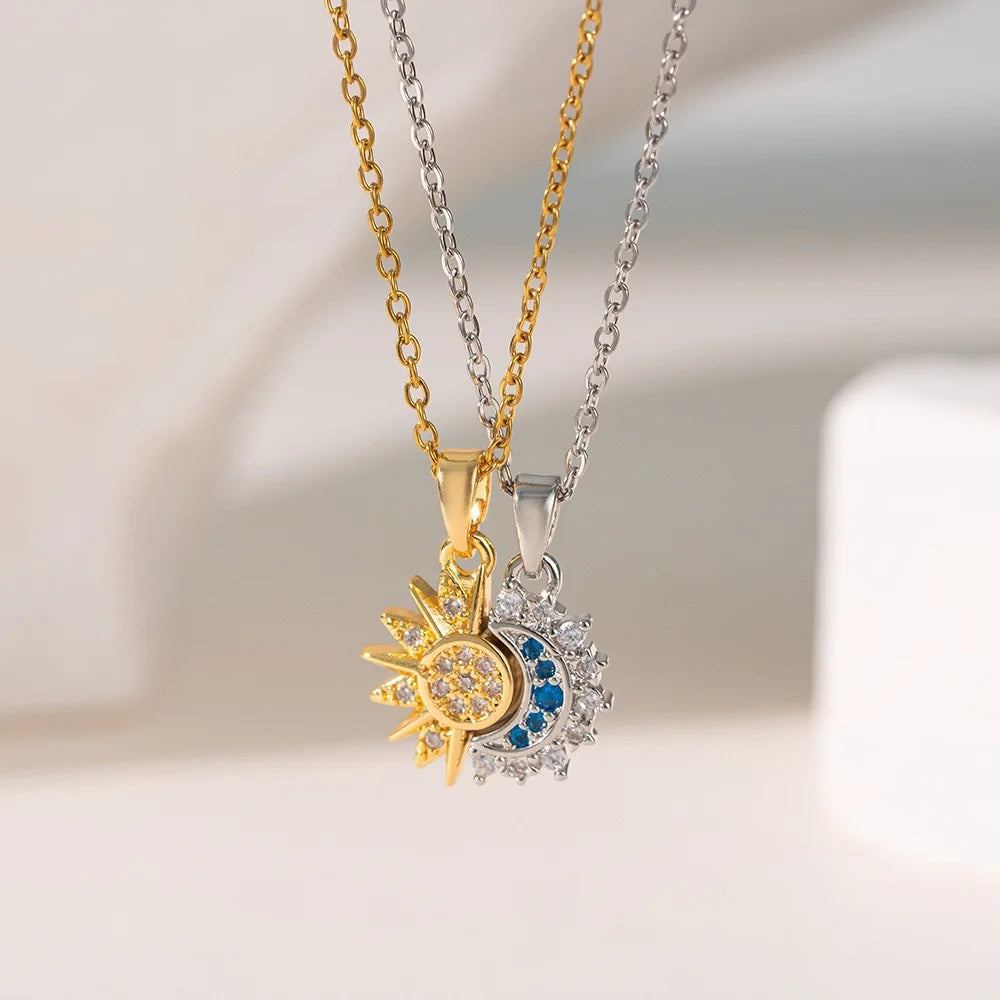 Collar de sol y luna