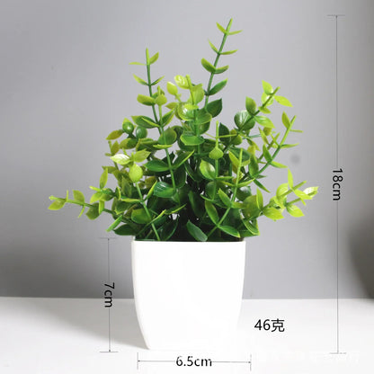 Artificial Eucalyptus Bonsai – Green Décor for Indoors and Outdoors