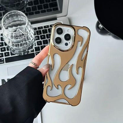 Capa para iphone com estampa de chamas