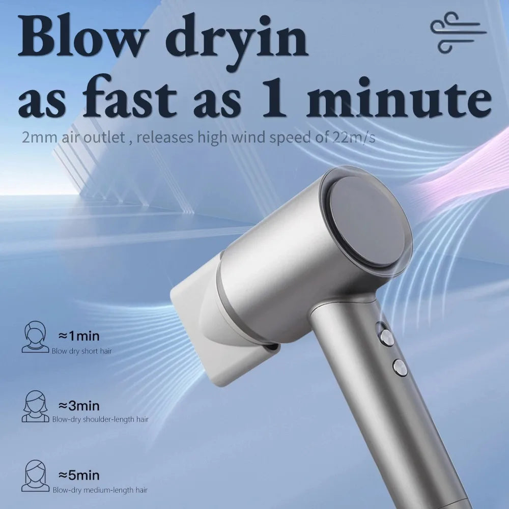 High-speed ionic hairdryer